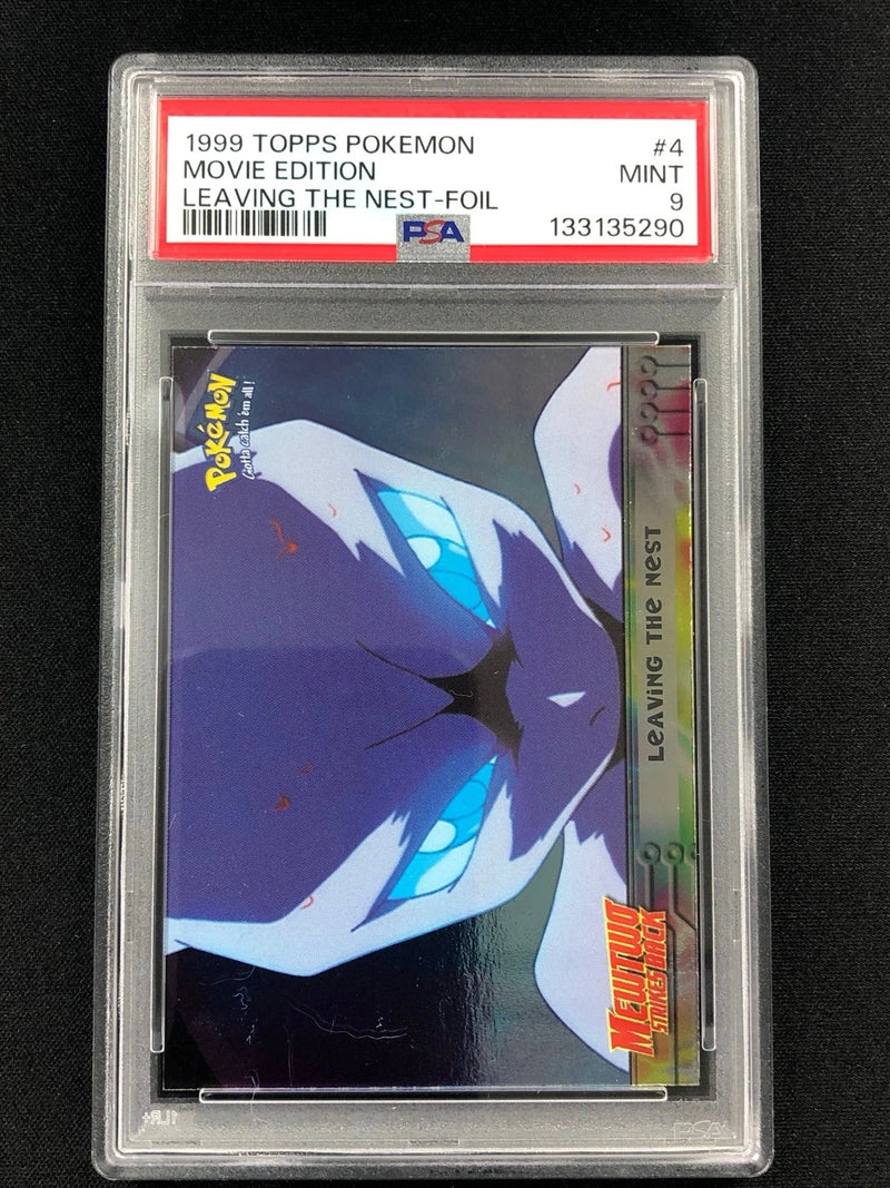 Pokemon 1999 Mewtwo Leaving The Nest Topps Movie Foil PSA 9 Mint-1