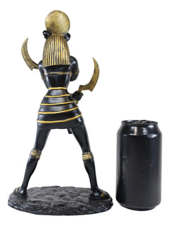 Egyptian Sun Goddess Sekhmet W/ Sickle Statue Huntress Lioness Healer-8