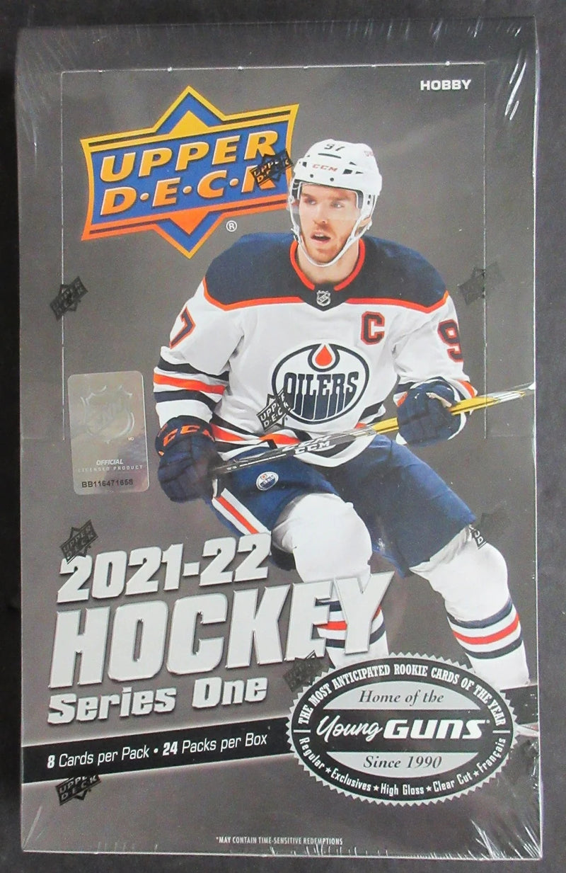 2021/22 Upper Deck Hockey Series 1 Box (Hobby) (24/8)-1