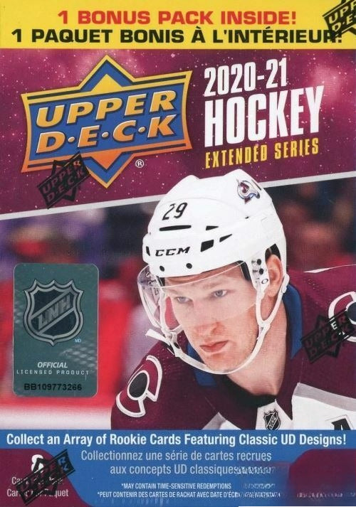 2020/21 Upper Deck EXTENDED Series Hockey EXCLUSIVE Factory Sealed Blaster Box!-1