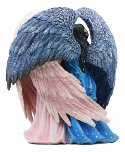 Sheila Wolk Art Day Surrendering Unto Night Celestial Angels Statue 9.5"H-5