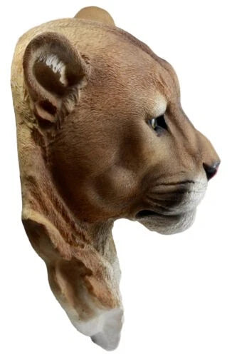 Sarabi Large Lioness Head Wall Decor Plaque 16"Tall Taxidermy Art Decor Figurine-10