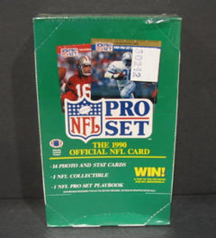 1990 Pro Set Football Series 1 Box-1