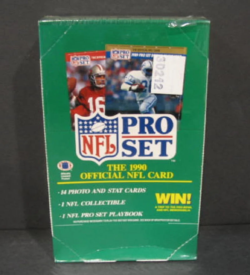 1990 Pro Set Football Series 1 Box-1