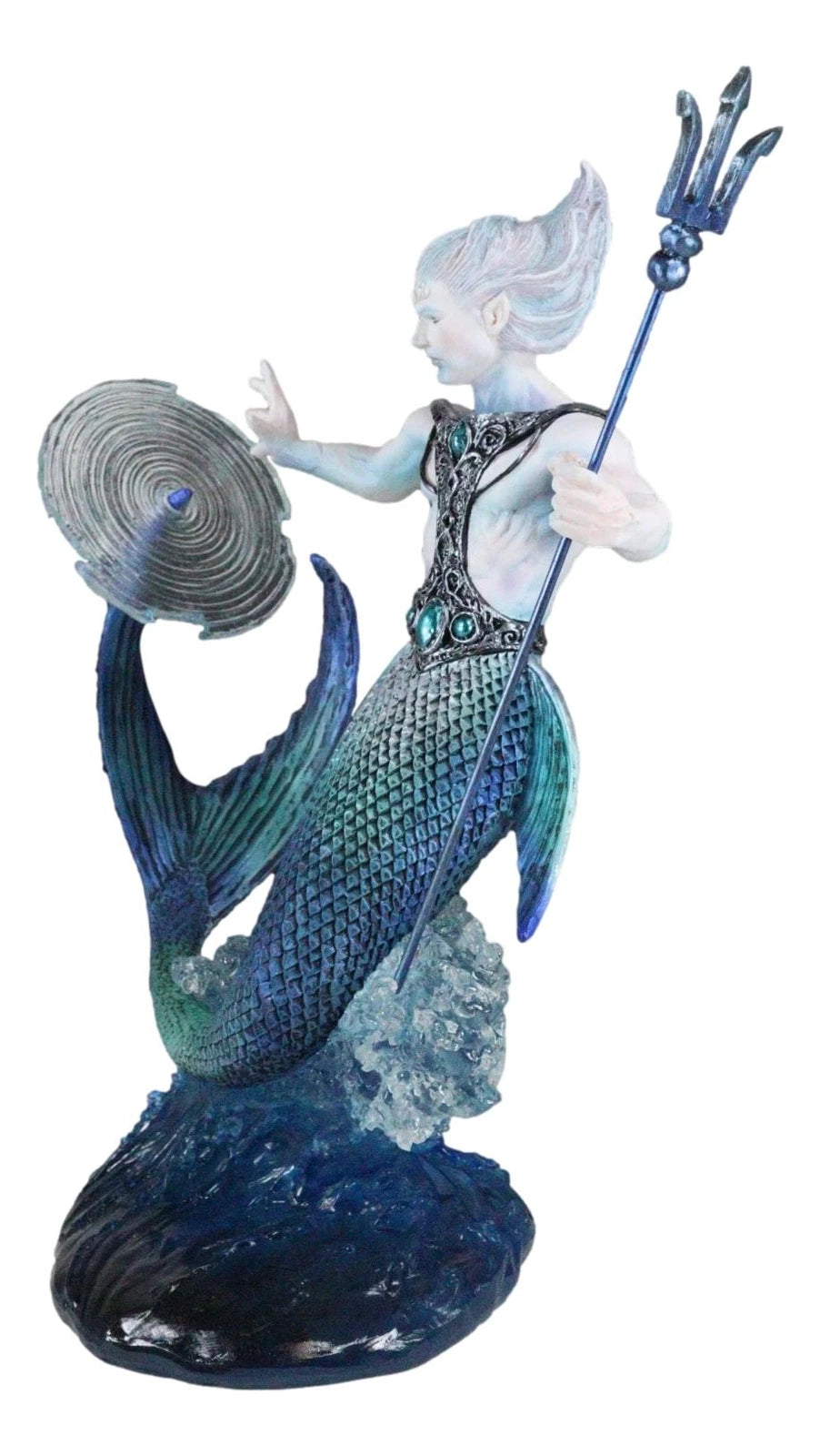 Water Elemental Talokan Sea Wizard Sorcerer Bending Ocean Spirit Energy Figurine-7
