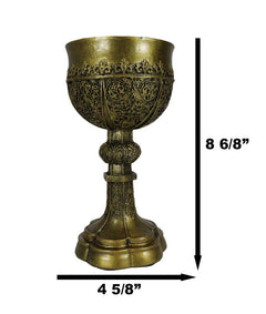 El Santo Grial de Merlín La Copa Dorada de la Vida Cáliz Copa Ceremonial Arturo-10