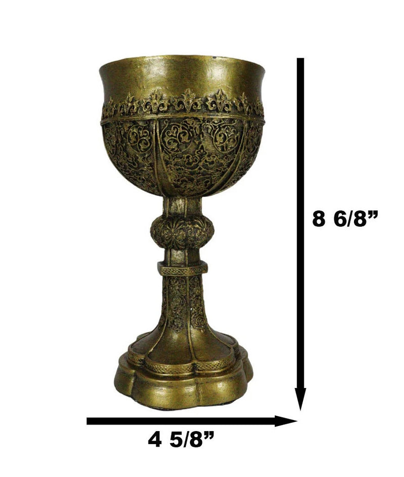 El Santo Grial de Merlín La Copa Dorada de la Vida Cáliz Copa Ceremonial Arturo-10