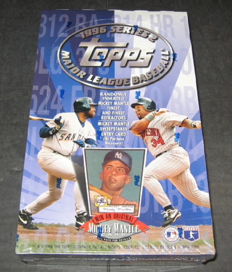 1996 Topps Baseball Series 2 Box (Retail)-1
