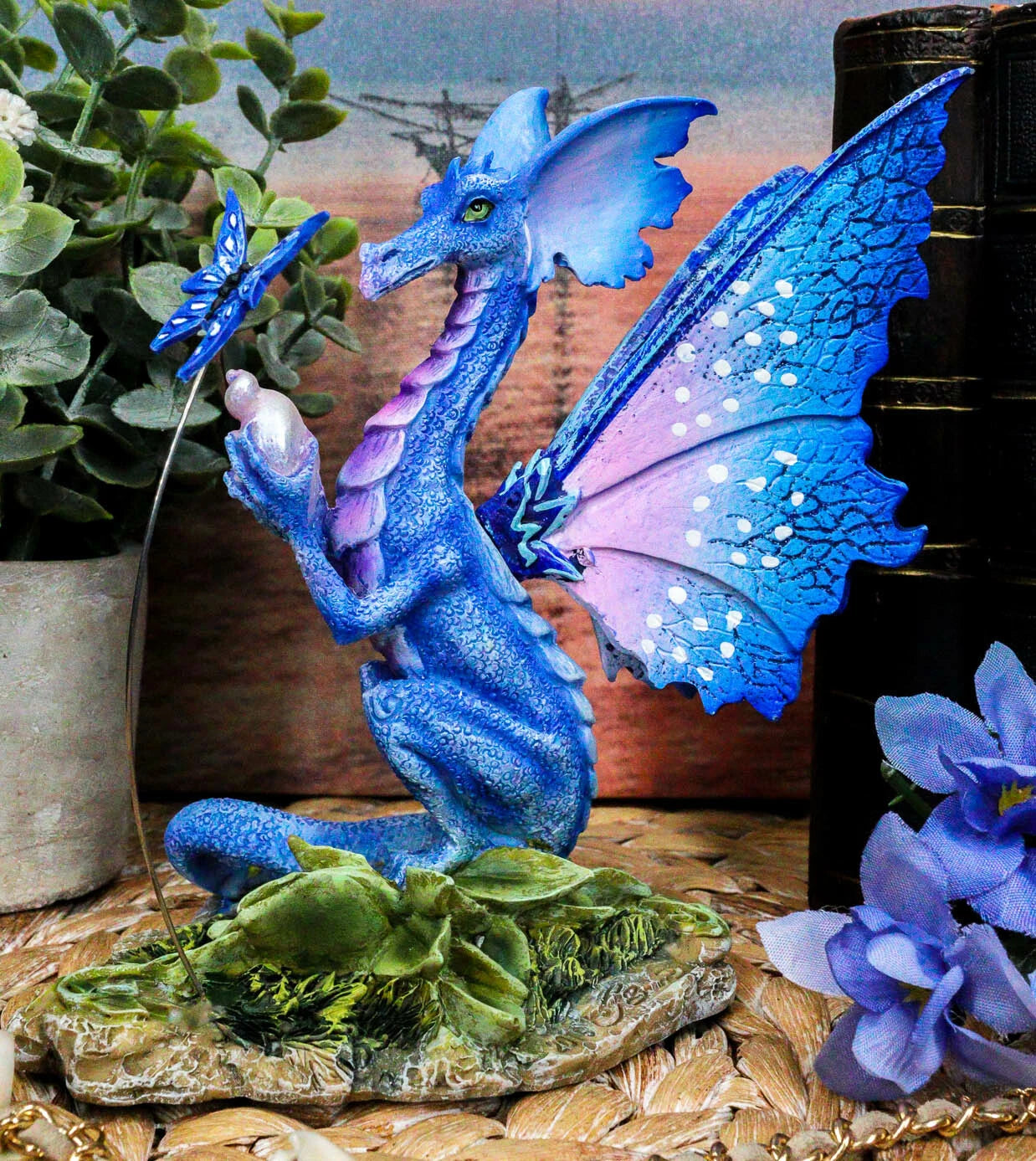 Magical Indigo Fairy Dragon by Amy Brown 'Possibilities' Fantasy Figurine