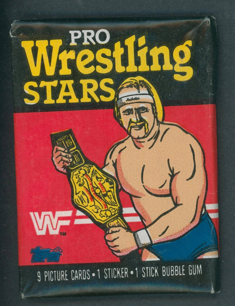 1985 Topps WWF Pro Wrestling Stars Unopened Wax Pack-1