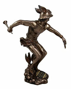 Greek Roman Olympian Deity Hermes Mercury God Of Messengers & Thieves Figurine-8