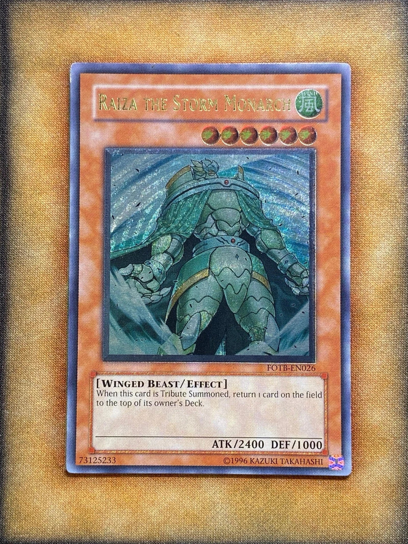 Yugioh Raiza the Storm Monarch FOTB-EN026 Ultimate Rare VLP-1