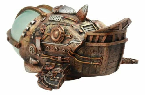 Steampunk Universe Space Exploration Spaceship Collectible Fantasy Figurine-8