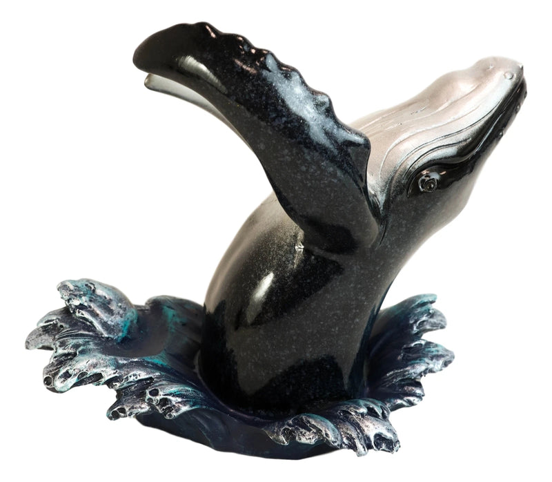 Nautical Ocean Marine Leaping Baleen Humpback Whale Wine Bottle Holder-8