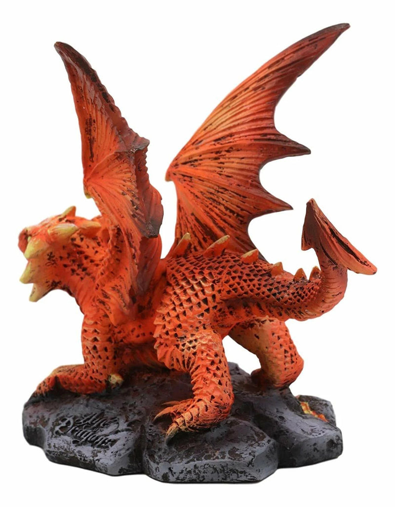 Gift Phoenix Fire Element Dragon Statue Anne Stokes Fantasy Figurine 4.5"H-6