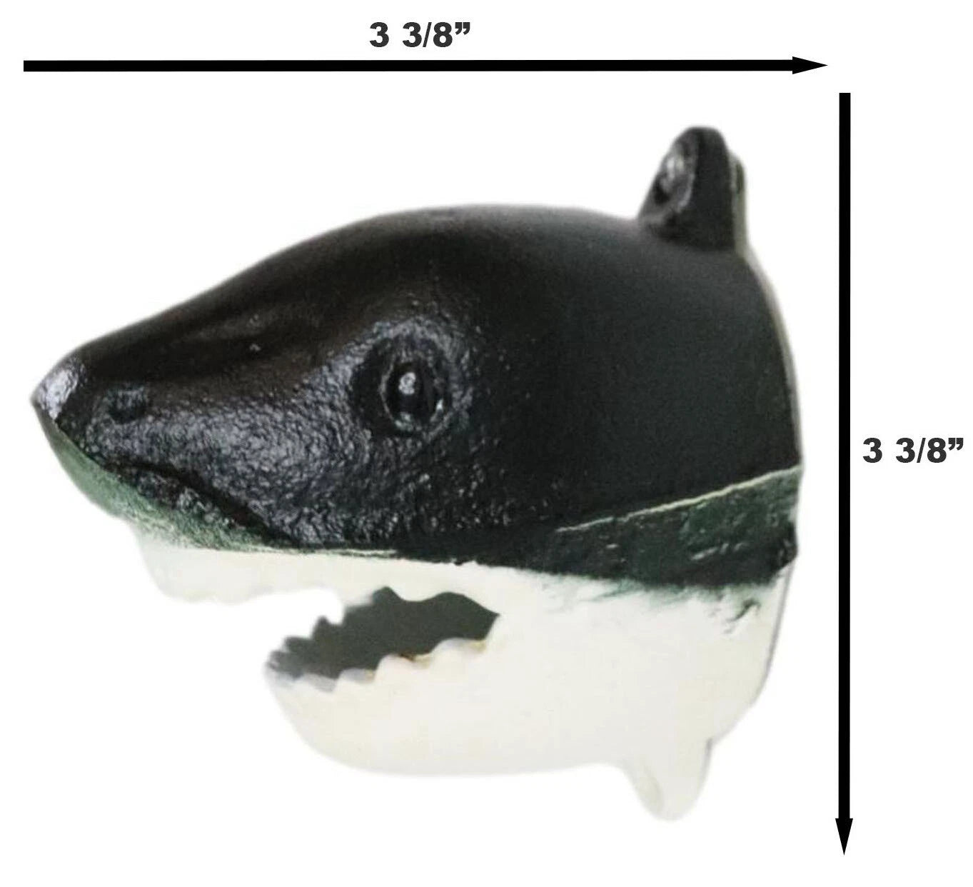 Cast Iron Nautical Marine Great White Shark Meg Fish Wall Decorative Accent-9