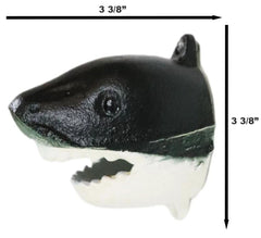 Cast Iron Nautical Marine Great White Shark Meg Fish Wall Decorative Accent-9