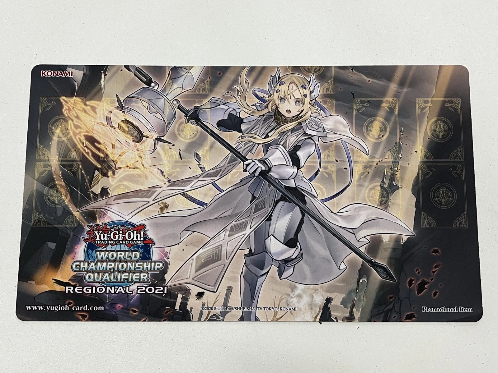 Yugioh Official Konami WCQ Dogmatika Eccelsia The Virtuois Regional 2021 Playmat-1