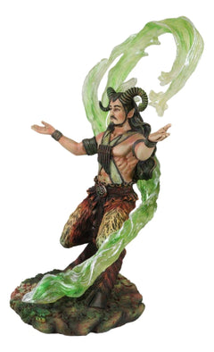 Earth Elemental Bender Wizard Sorcerer Satyr Pan Faunus Summoning Magic Statue-8