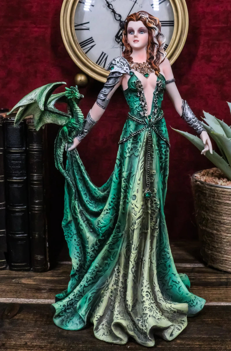 Seductive Elphaba Dragon Witch Doctor Warrior Statue 10"H By Nene Thomas-1