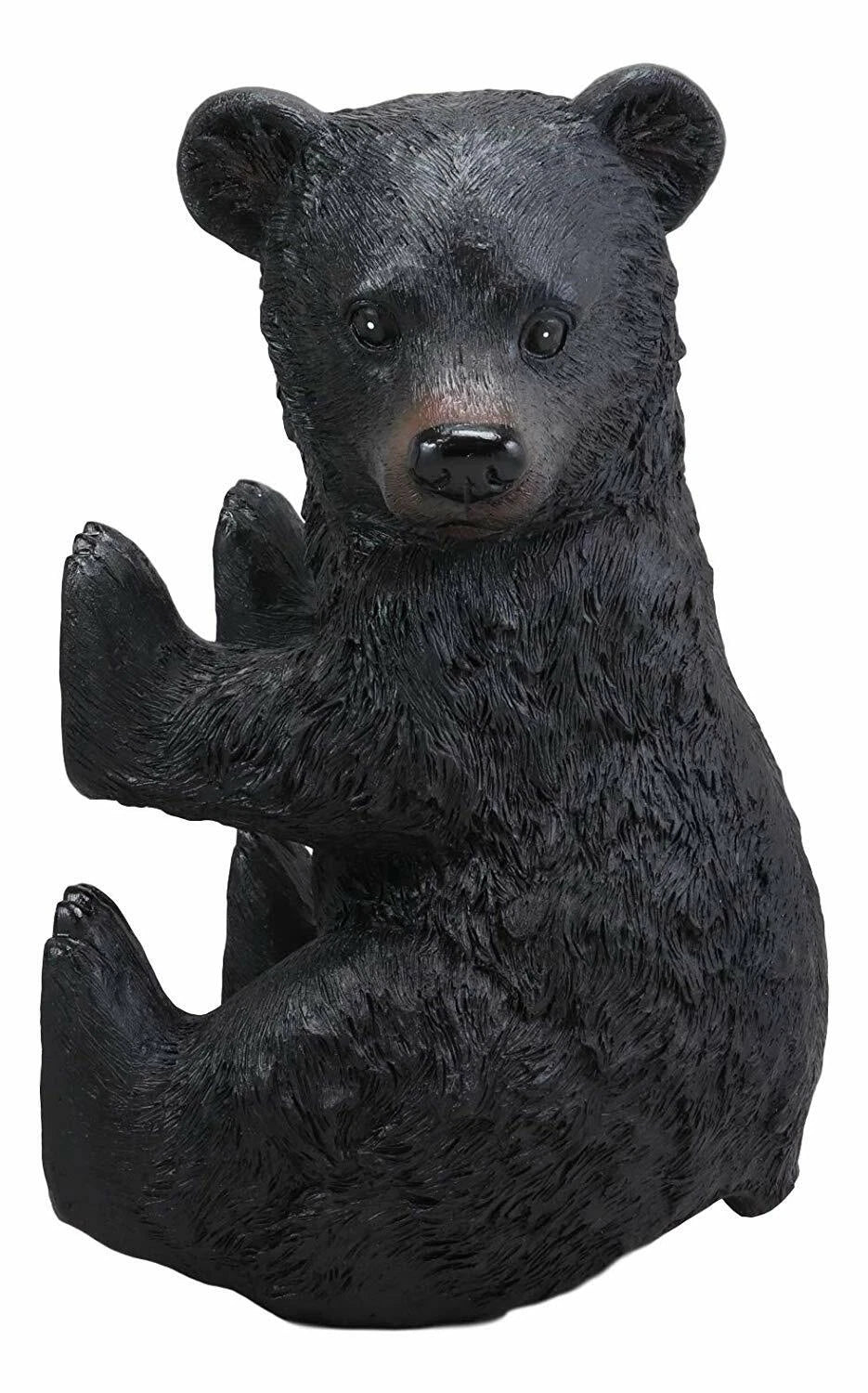 Large Stinky Stool Pooping Black Bear Toilet Paper Holder Decor Figurine 13.5"H-3