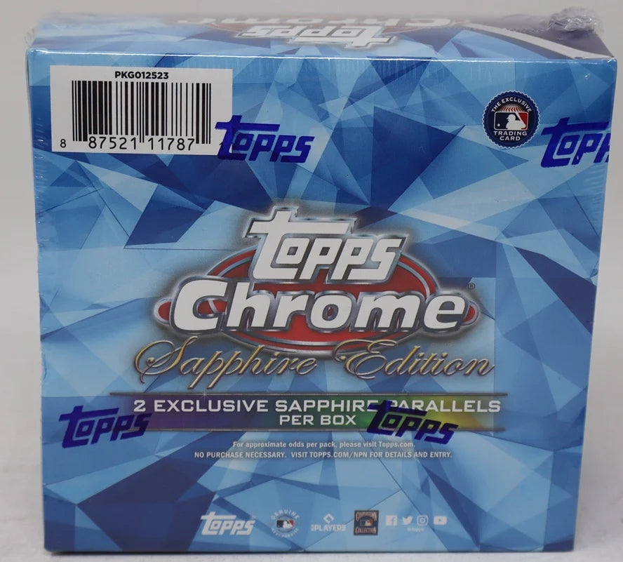 2023 Topps Chrome Baseball Sapphire Edition Box (Hobby) (8/4)-3