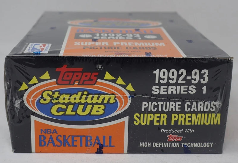 1992/93 Topps Stadium Club Basketball Series 1 Box (36/15)-3