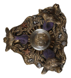 See Hear Speak No Evil 3 Sirens Mermaids Of The Cove Candle Heat Oil Warmer-8