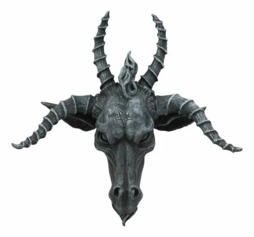 Eliphaz Levi Sabbatic Goat Baphomet Wall Plaque 8.5" Wide Collectible-6