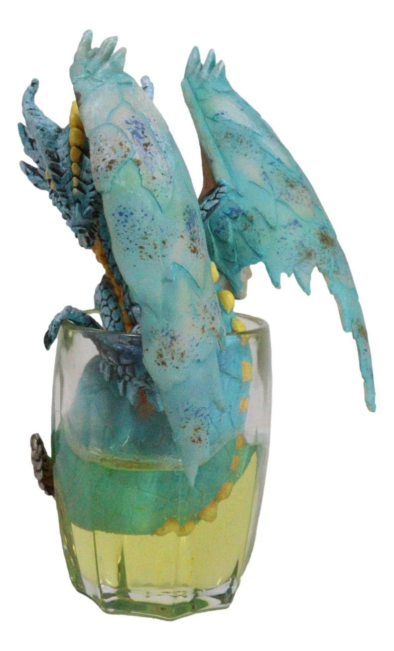 Drunken Whiskey Spirit Dragon Statue Medieval Renaissance Fantasy Decor Figurine-7