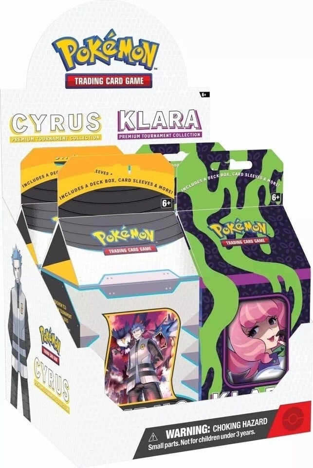 Pokemon Cyrus and Klara Premium Tournament Collection SEALED DISPLAY! 28 Packs!