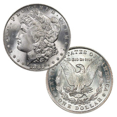 1882 O Morgan Silver Dollar $1 Brilliant Uncirculated BU 90% Silver-1