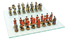 American Revolutionary War US Continental VS British Imperial Army Chess-8