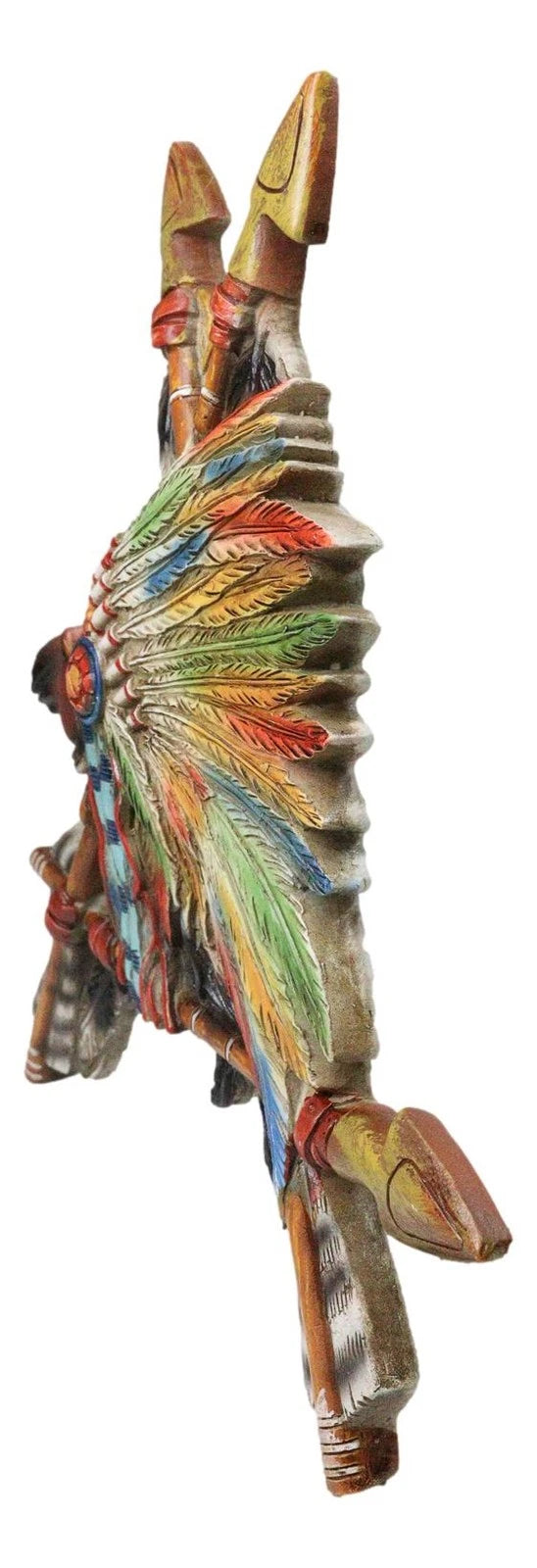 Native Tribal American Indian Chief Horse In Headdress With 3 Arrows Wall Decor-9