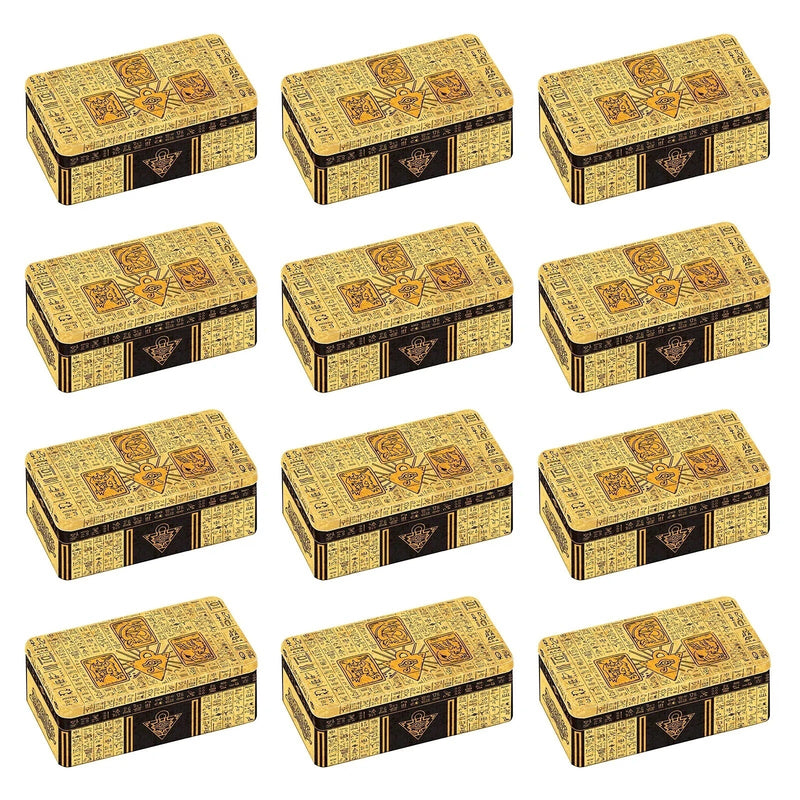 Yugioh 2022 TIN OF THE PHARAOH’S GODS FACTORY SEALED CASE (12 TINS) SHIPS TODAY!-1