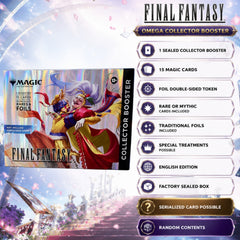 Magic: The Gathering FINAL FANTASY FIN Kefka Omega Collector Booster, 1 Pack 15 Cards, English Factory Sealed Collector Gift-3