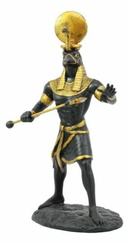Egyptian God Ibis Headed Thoth Holding Was& Ankh Patron Of Knowledge-8
