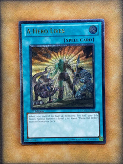 Yugioh A Hero Lives GENF-EN098 Ultimate Rare 1st Ed NM-1