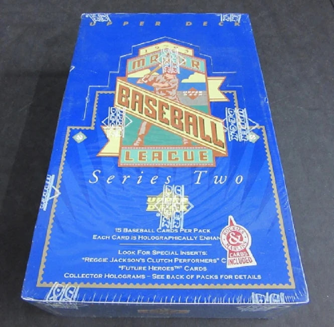 1993 Upper Deck Baseball Series 2 Box (Retail) (36/15)-1