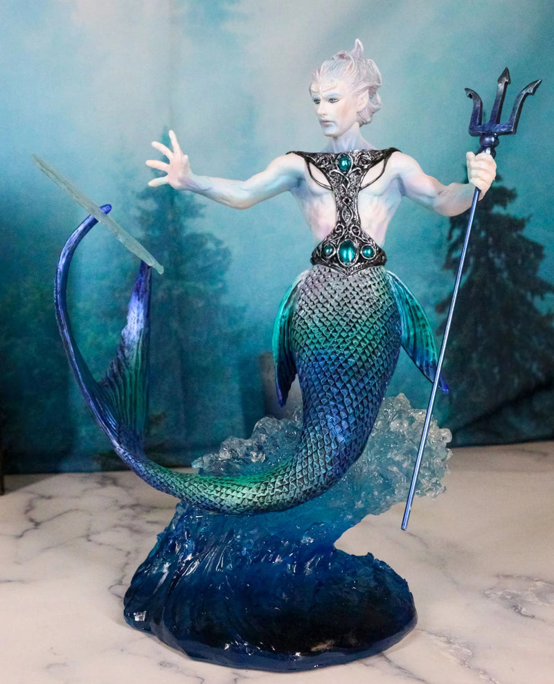 Water Elemental Talokan Sea Wizard Sorcerer Bending Ocean Spirit Energy Figurine-1