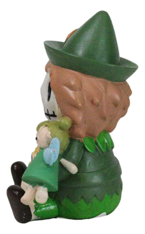 Furry Bones Whimsical Peter Pan With Tinker Bell Skeleton Figurine Furrybones-9