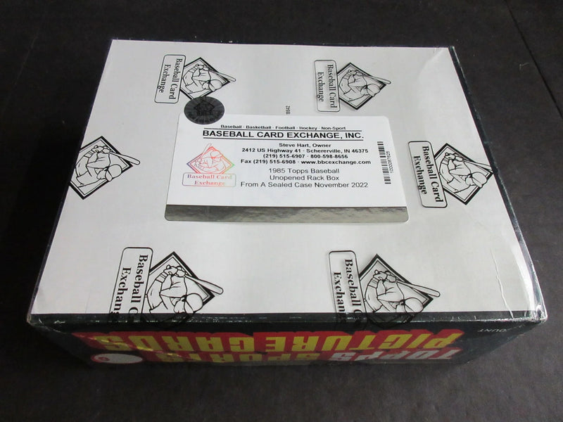1985 Topps Baseball Unopened Rack Box (FASC)-2