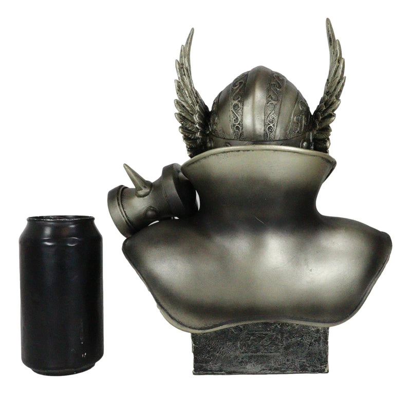 Large Thor Odinson Wielding Mjolnir Hammer Bust Statue 11" H Mythology-8