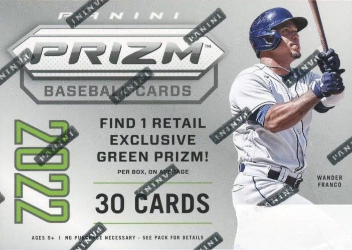 2022 Panini Prizm Baseball EXCLUSIVE Factory Sealed Blaster Box-GREEN PRIZM