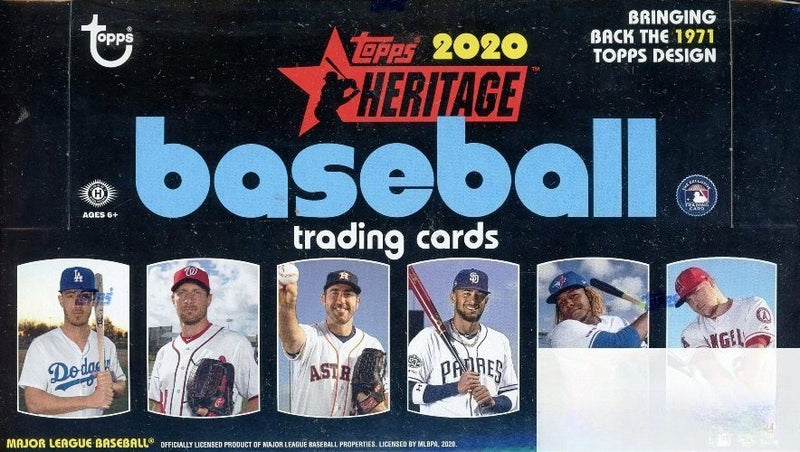 2020 Topps Heritage Baseball HUGE Factory Sealed HOBBY Box-AUTO/RELIC+BOX LOADER-1