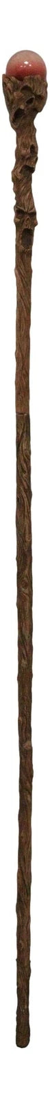 Twisted Tree Whispering Ghosts Skull Decorative 67"L Prop Cosplay Staff Cane-9