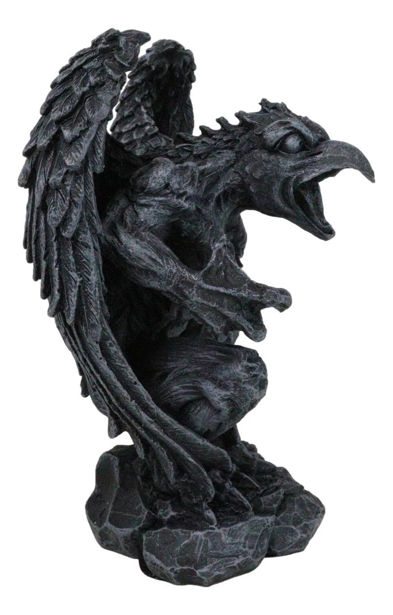 Gothic Winged Avian Eagle Bird Renegade Gargoyle Decorative Figurine 6.25"H-10