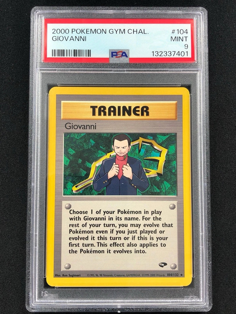 Pokemon 2000 Giovanni 104/132 PSA 9 Mint-1