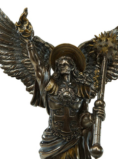 Saint Uriel Archangel Statue Light of God Cherub Angel of Repentance-7