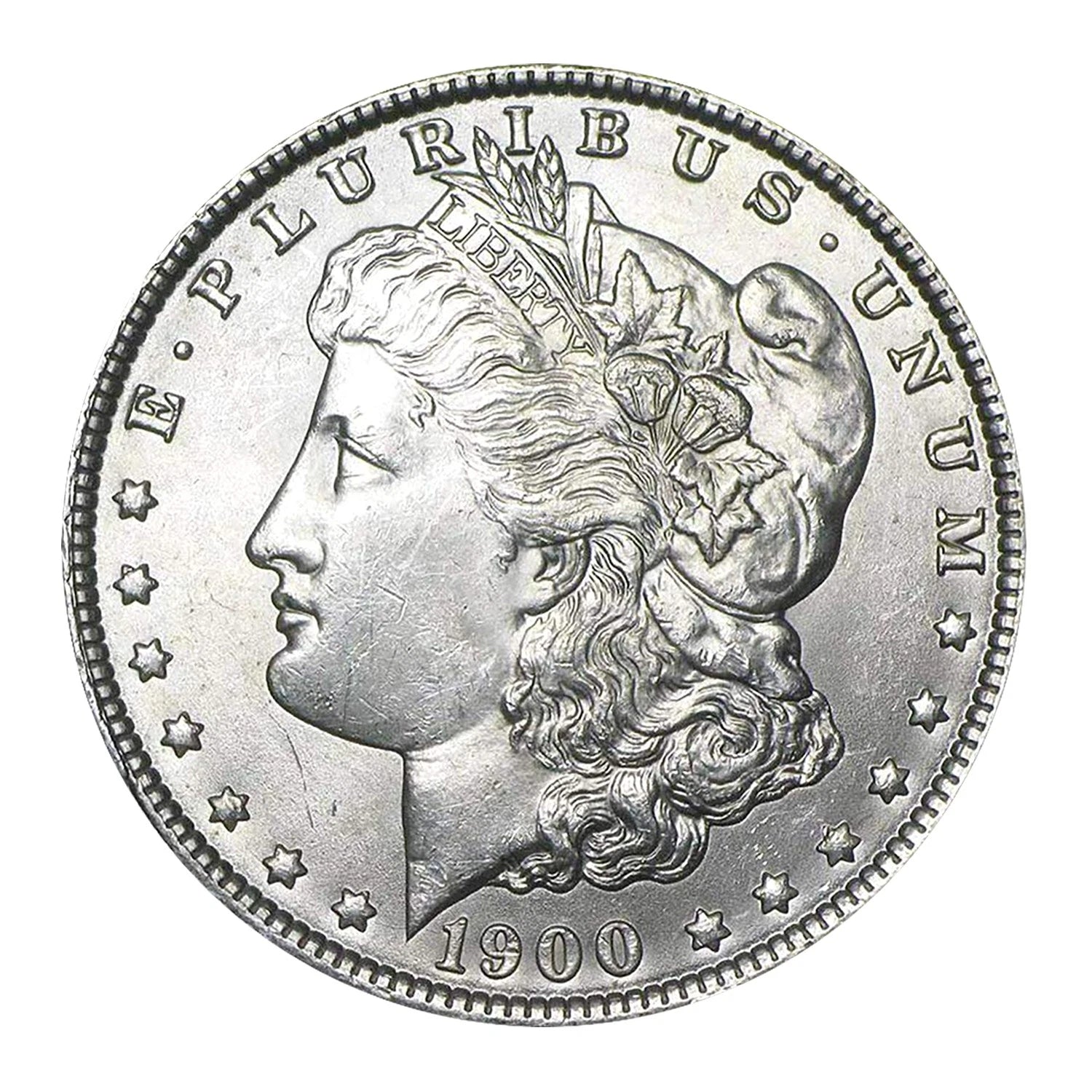 1900 O Morgan Silver Dollar $1 Brilliant Uncirculated BU 90% Silver-2